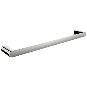American Imaginations Single Rod Towel Rack - 24" - Chrome