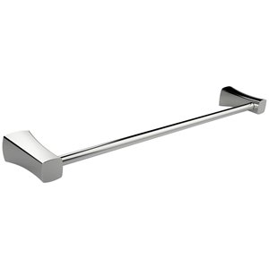 American Imaginations 24-in. Single Rod Towel Rack In Chrome