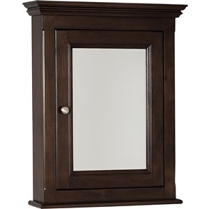 American Imaginations Perri Medicine Cabinet - 24" x 30" - Wood - Walnut
