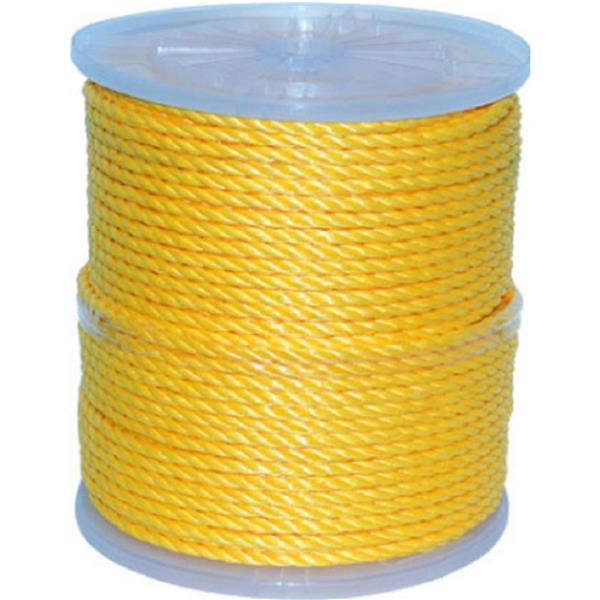 Corde torsadée, 335 pieds, polypropylène, jaune