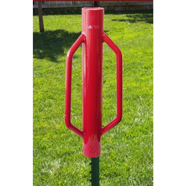 Toolway T-Post Driver - 10-in - Steel - Red