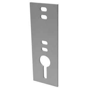 Dock Edge Chain Plate - 0.5" - Metal - Gray