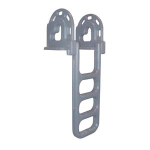 Dock Edge Dock Ladder - 4 Steps - Polyethylene - Gray