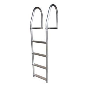 Dock Edge ECO Weld Free Dock Ladder - 4 Steps - Aluminum - Gray