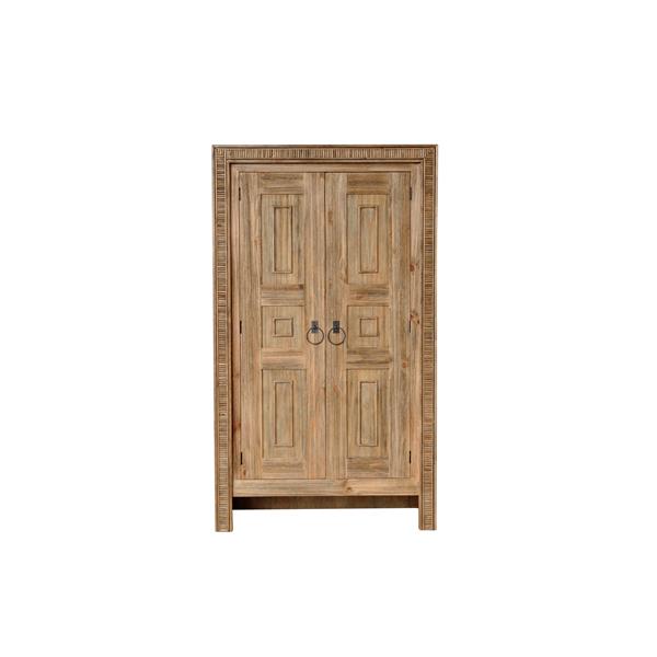 Cdi Furniture 90 In X 52 In X 24 In Sand Wardrobe Ar1474 Rona