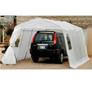 Gazebo Penguin Single Car Shelter 11' x 19' - Clear colour