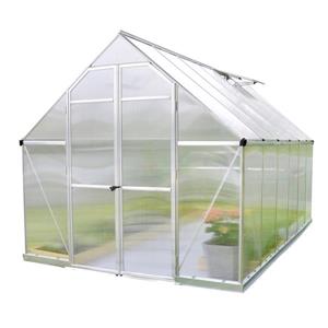 Canopia by Palram 8-ft x 12-ft Silver Polycarbonate Greenhouse