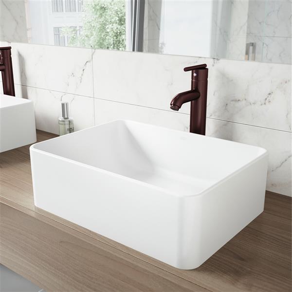 VIGO Vessel Bathroom Sink With Faucet White VGT1024 RONA   330610608 MainImage 001 L 