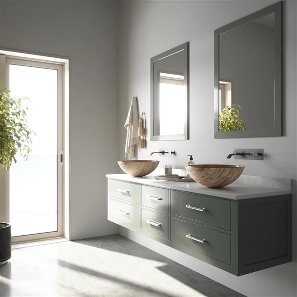 Vigo Glass Vessel Bathroom Sink With Wall Mount Faucet Vgt344 Rona