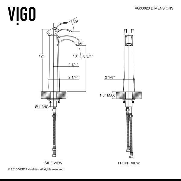 VIGO Otis Vessel Bathroom Faucet In Oil Rubbed Bronze