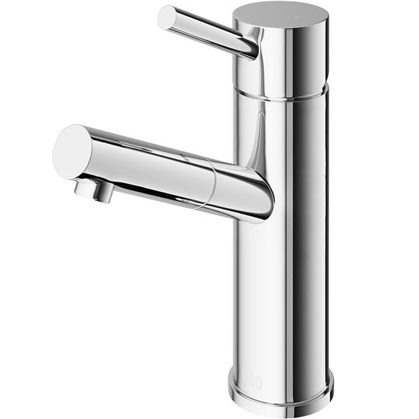 VIGO Norma Single Hole Bathroom Faucet - Chrome