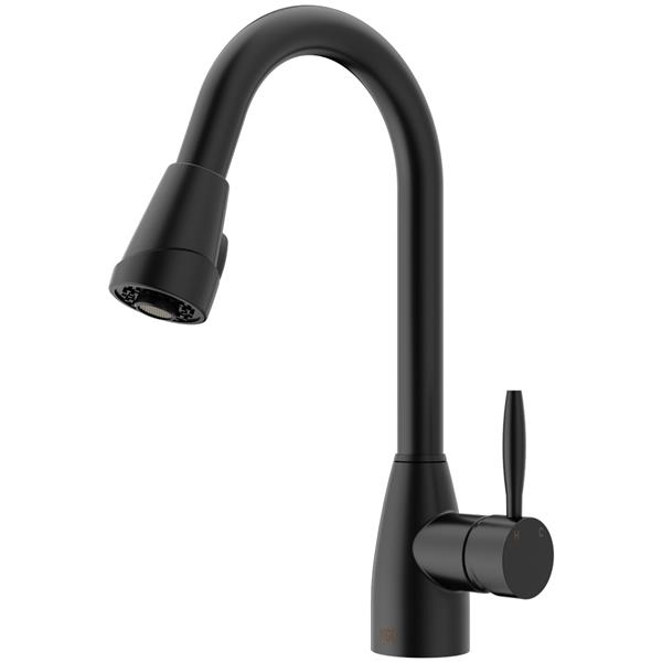 Graham Pull-Down Spray Kitchen Faucet In Matte Black