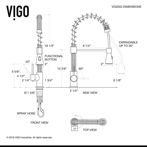 Brant Pull-Down Spray Kitchen Faucet