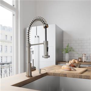 Robinet de cuisine avec douchette rétractable, Edison