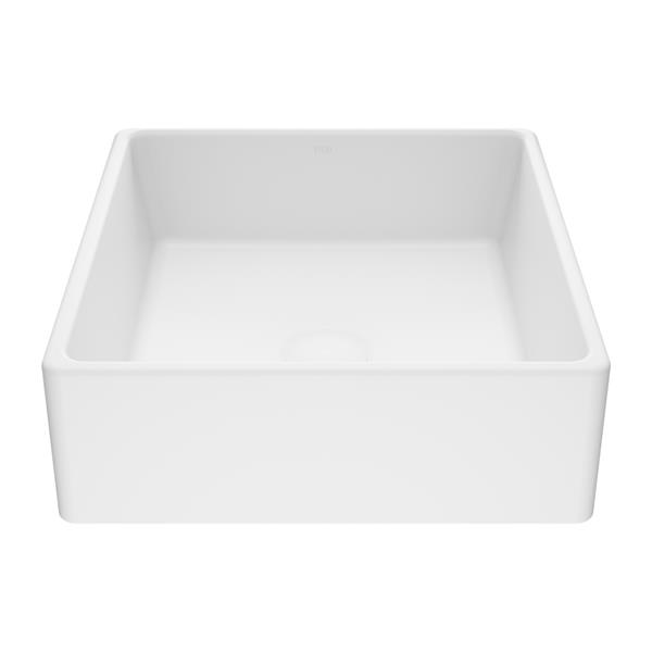 VIGO Vessel Bathroom Sink - White