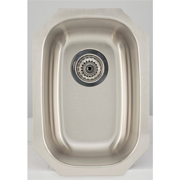 American Imaginations Undermount Single Sink - 12.62-in - Stainless Steel