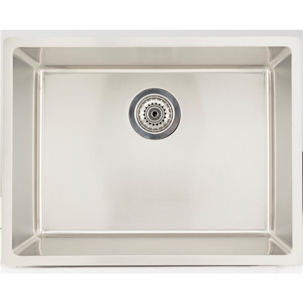 American Imaginations Single Sink - 23-in - Stainless Steel - Chrome