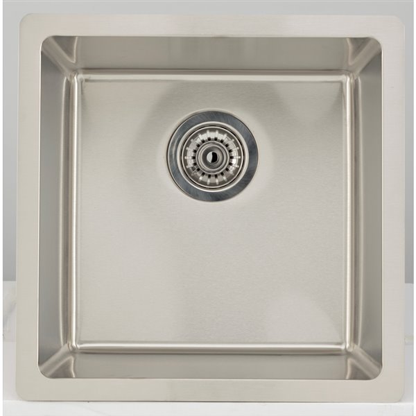 American Imaginations Undermount Single Sink - 17-in - Stainless Steel