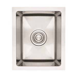 American Imaginations Undermount Sink - 12" x 16" - Stainless Steel