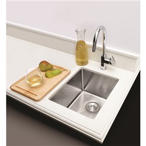American Imaginations Undermount Sink - 16" x 16" - Stainless Steel