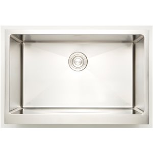 American Imaginations Undermount Sink - 29" x 18" - Stainless Steel