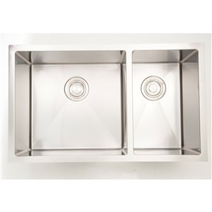 American Imaginations Undermount Sinks - 32" - Stainless Steel - Chrome