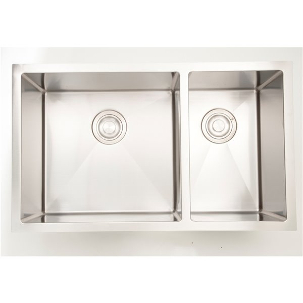 American Imaginations Undermount Sinks - 18-in - Stainless Steel