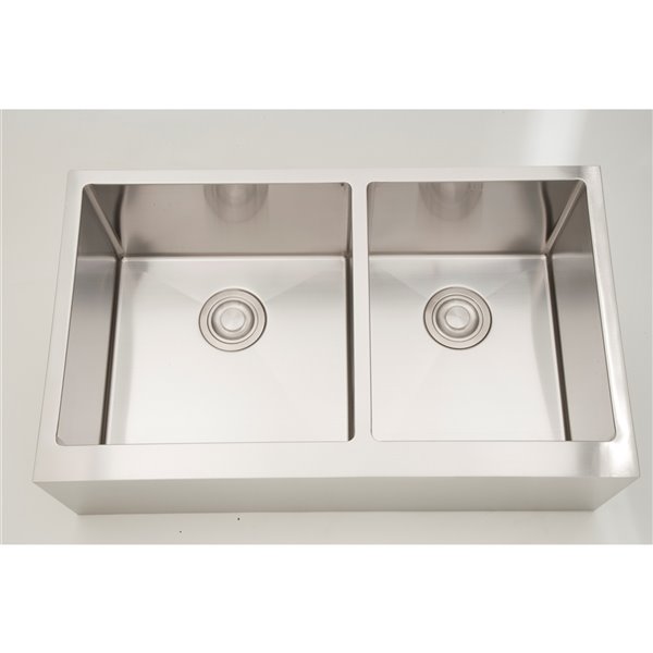 American Imaginations Undermount Double Sink 19 Chrome AI 27469 RONA   330611128 MainImage 001 L 