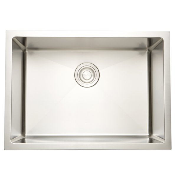 American Imaginations Undermount Single Sink - 20-in x 15-in - Stainless Steel