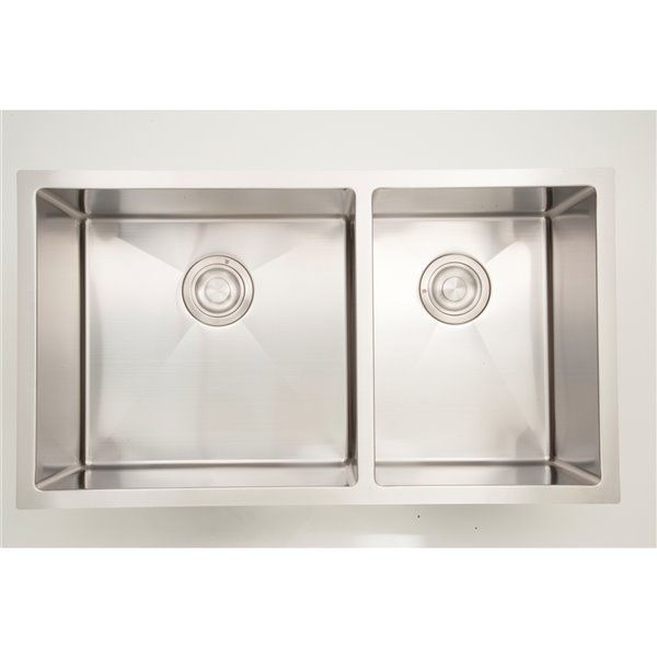 American Imaginations Undermount Double Sink 34 Stainless Steel AI   330611155 MainImage 001 L 