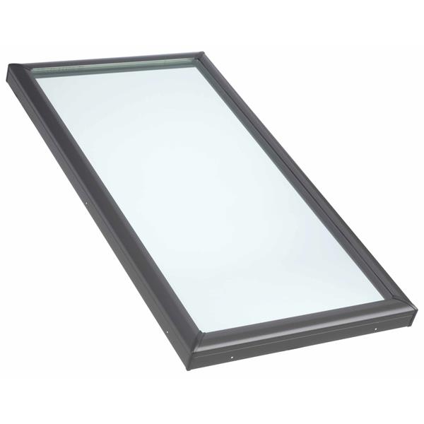 Velux Fixed Curb Mount Skylight - Tempered - 22.5-in x 46.5-in
