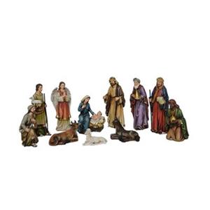 Hi-Line Gift 81891 5-in 11-Piece Nativity Set with Three Wis