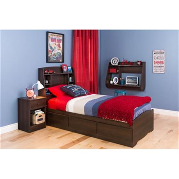 Prepac twin bookcase deals headboard