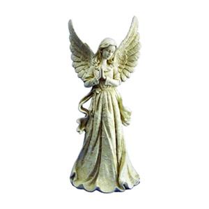 Hi-Line Gift 778 Standing Angel with Wings Up Garden Statue,