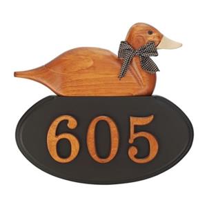 PRO-DF 1030AO5D Country Duck Address Plaque,1030AO5D