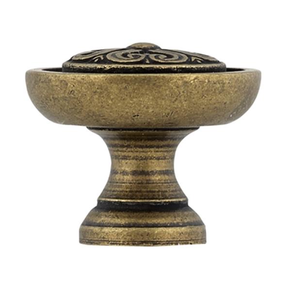 Richelieu BP044 Traditional Brass Knob,BP04425AE