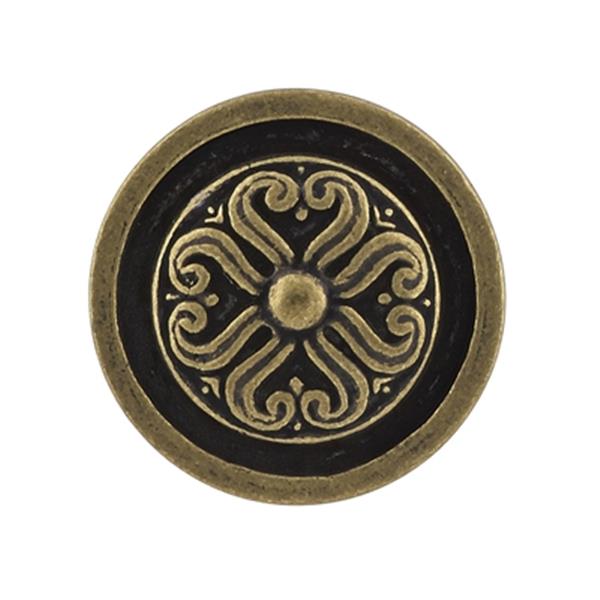 Richelieu BP044 Traditional Brass Knob,BP04425AE
