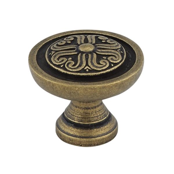 Richelieu BP044 Traditional Brass Knob,BP04425AE