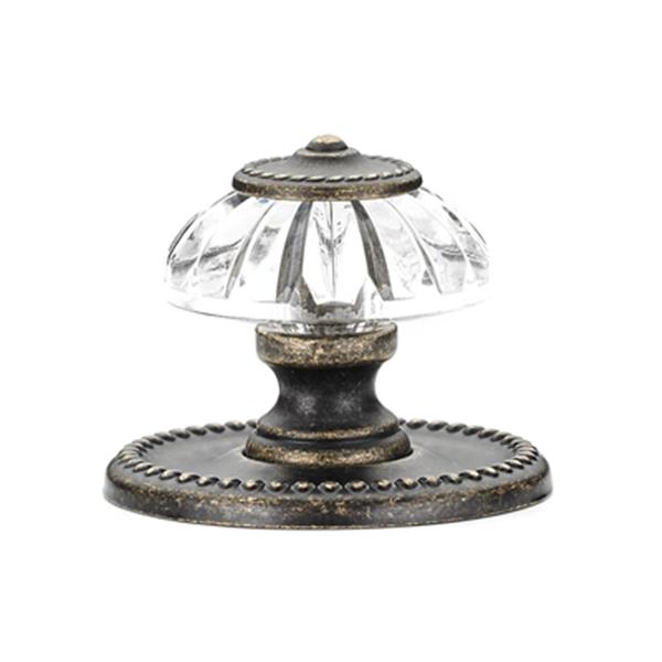 Richelieu Montreuil Eclectic Metal and Acrylic Knob,BP160632