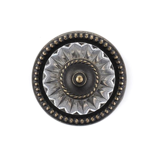 Richelieu Montreuil Eclectic Metal and Acrylic Knob,BP160632