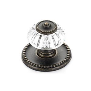 Richelieu Montreuil Eclectic Metal and Acrylic Knob,BP160632