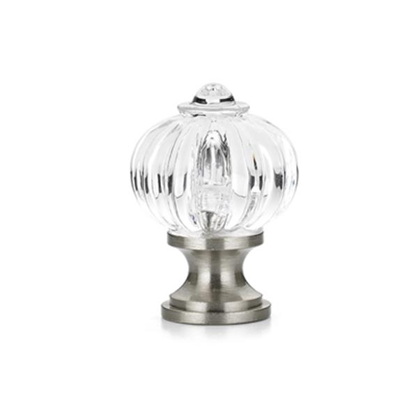 Richelieu Montreuil Eclectic Brass and Acrylic Knob,BP403519