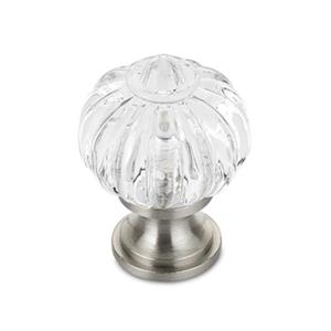 Richelieu Montreuil Eclectic Brass and Acrylic Knob,BP403519