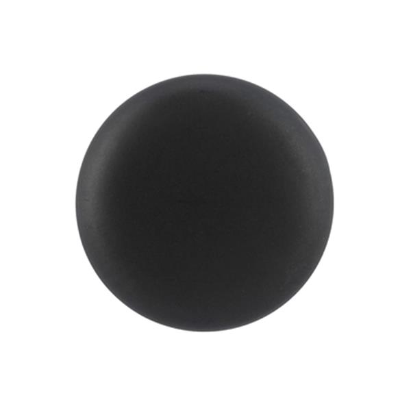Richelieu Modern Round Metal Knob - Matte Black