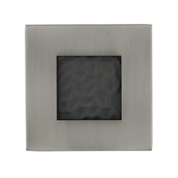 Richelieu Castelo Transitional Square Metal Knob - Brushed Pewter