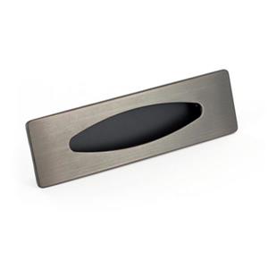 Richelieu Contemporary Recessed Metal Pull,BP87096BORB