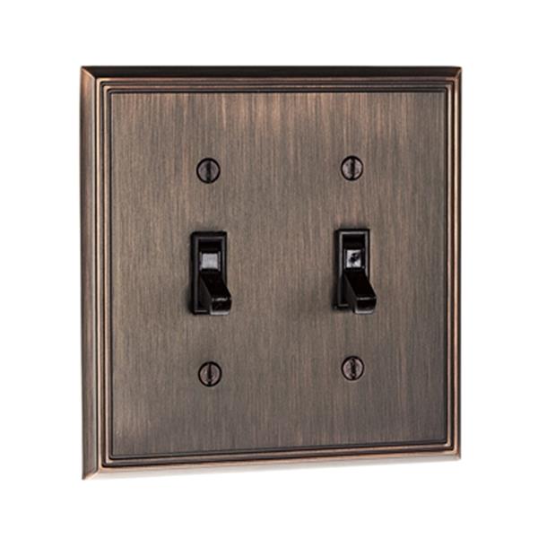 Richelieu Contemporary Toggle Switchplate,BP8533BORB