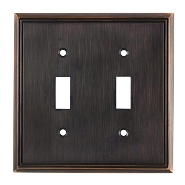 Richelieu Contemporary Toggle Switchplate,BP8533BORB
