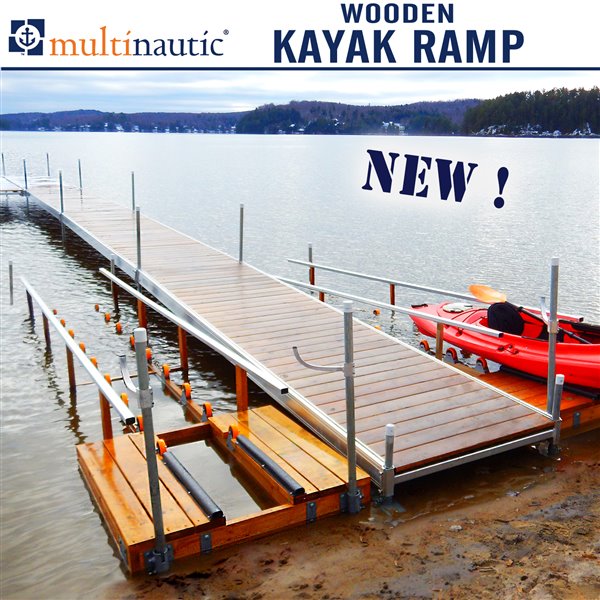 Multinautic 19290 Wood Kayak Ramp Kit,19290 RONA