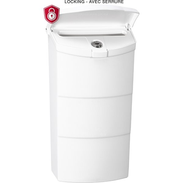 PRODF Economic Locking Vertical Mailbox, White P77000 RONA